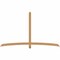 Ekena Millwork Bellingham Timber Gable Bracket, Western Red Cedar, 96"W x 56"H x 3 1/2"D x 3 1/2"F, 14/12 Pitch GBW096X56X0404BEL00SWR - alternate 1